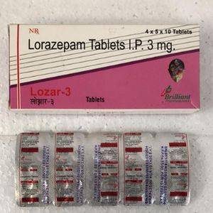 Buy Lorazepam 3mg tablets online